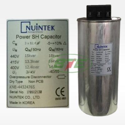 Tụ bù khô 3 pha 440V 15KVAR Nuintek - KNE-4432476S  01