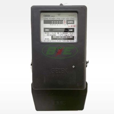 Công tơ điện 3 pha cơ khí hữu công 3x5A kiểu MV3E4 Emic 01