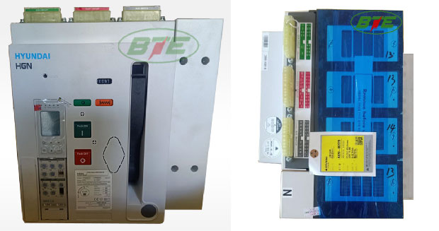 Máy cắt ACB HGN12A 4H M2C2S251K 4P 1250A 85kA loại cố định Hyundai