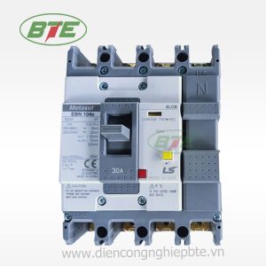 Aptomat ELCB EBN104c 4P 30A 30mA và 100/200/500mA 18kA LS 01