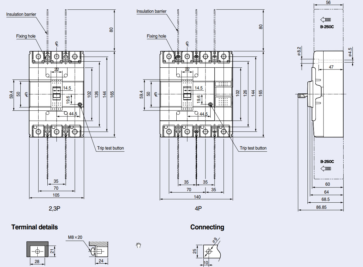 Aptomat MCCB ABN204c 4P 150A 30kA LS Điện công nghiệp BTE