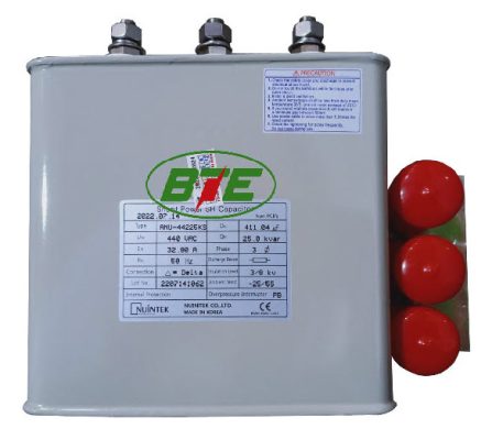 Tụ bù dầu 3 pha 440V 25kVAR Nuintek - ANU44225KS