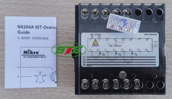 Rơ le bảo vệ quá dòng NX204A-240A Mikro 02