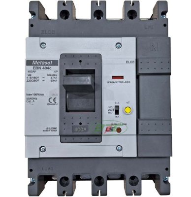 ELCB EBN404c 4P 400A 37kA 100-200-500mA 3