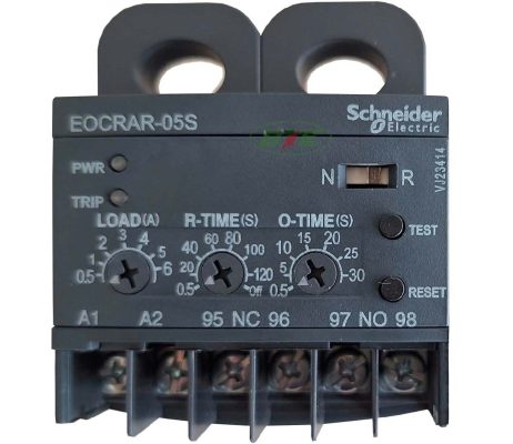 Rơ le bảo vệ động cơ EOCRAR-05S Schneider mặt trước