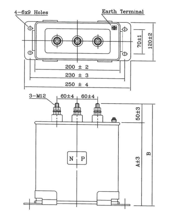 Kích Tụ bù dầu 3 pha 230V 30kVAR Nuintek - ANU23230KS
