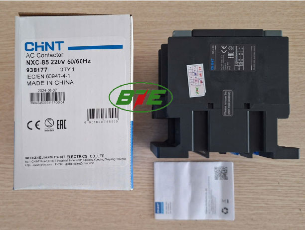 Contactor NXC-85 85A coil 220VAC Chint-02
