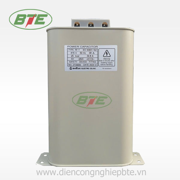 Tu-bu-dau-415V-25kVAR-RF-T-Shizuki Tụ bù dầu 415V 25kVAR Shizuki