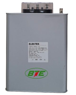 Tụ bù vuông 440V 25kVAR Elektek - ESC 0.44-25-3